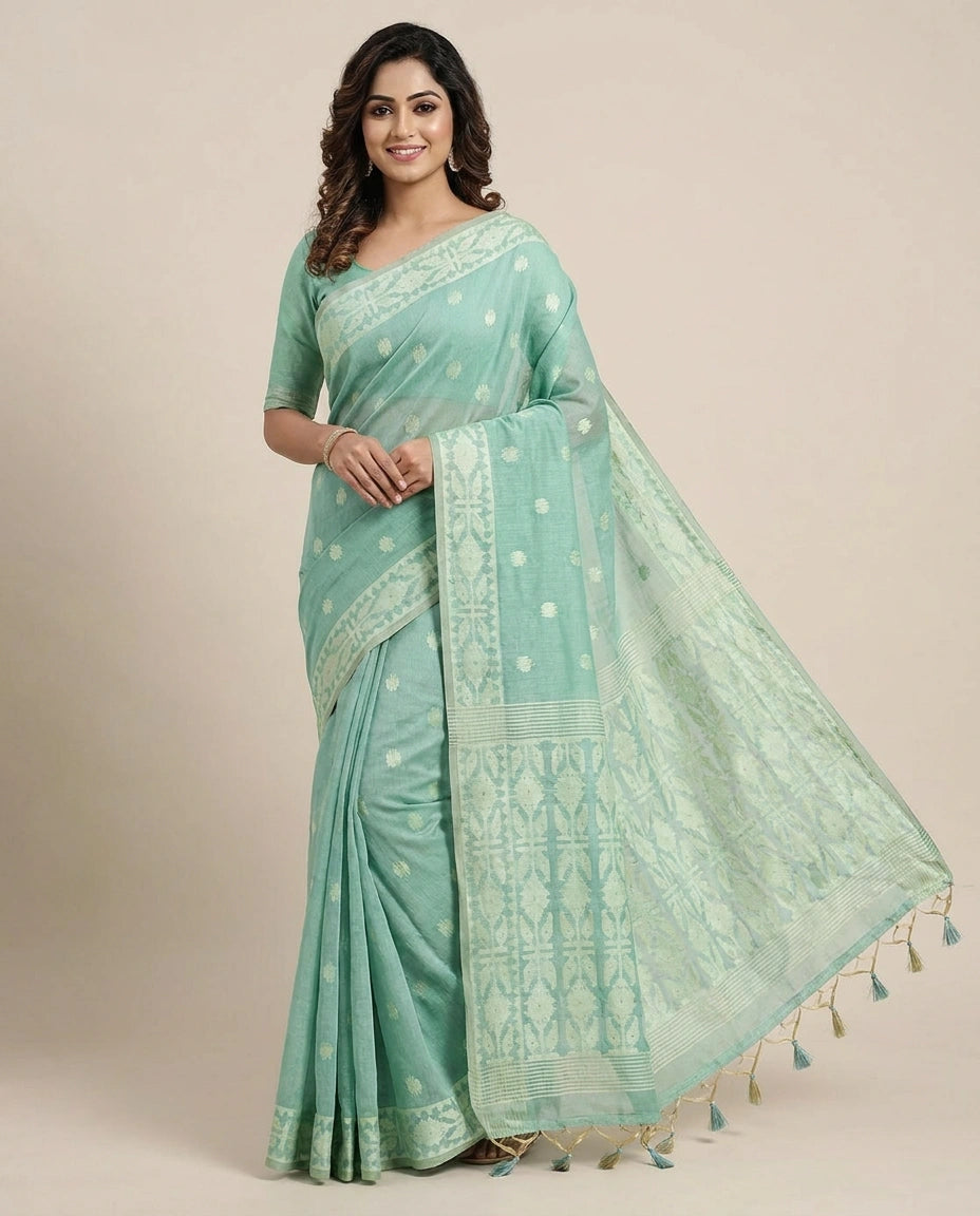 Cotton South Weave Saree for Women - Daily Wear