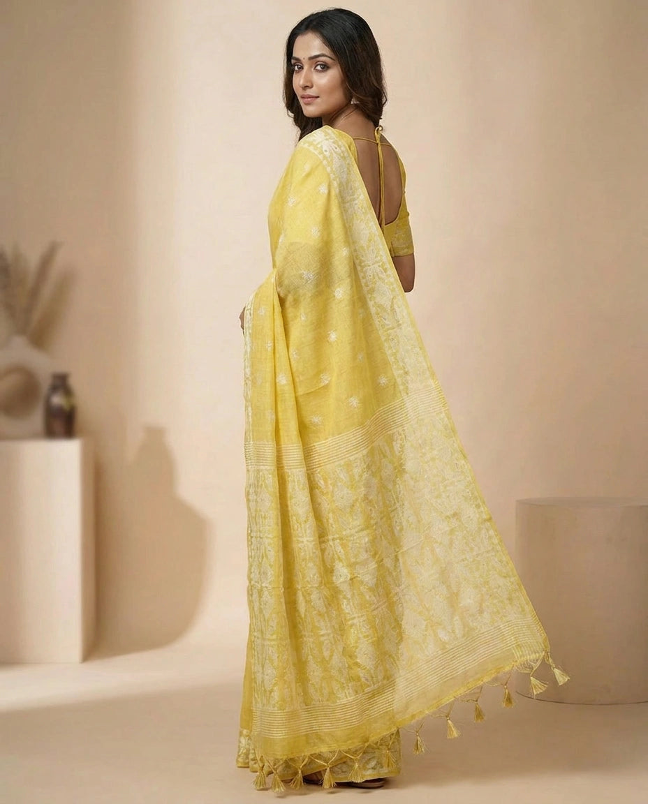 Cotton South Weave Saree for Women - Daily Wear