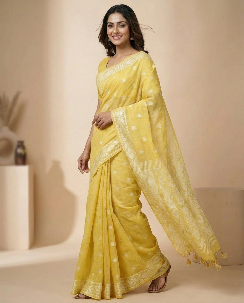 Cotton South Weave Saree for Women - Daily Wear