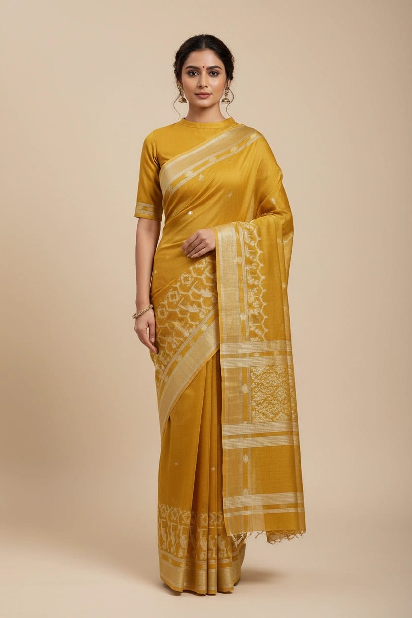 Traditional Cotton South Silk Saree