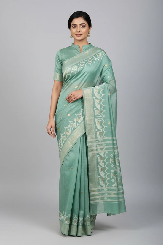 Traditional Cotton Dhakai Handloom Saree - cotton Indian ethnic wear by Rangoli