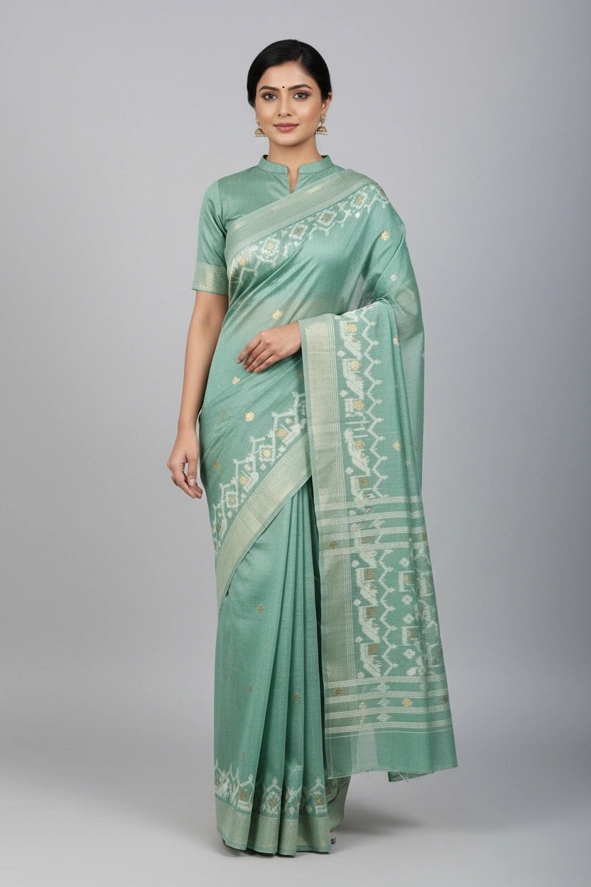 Traditional Cotton South Silk Saree