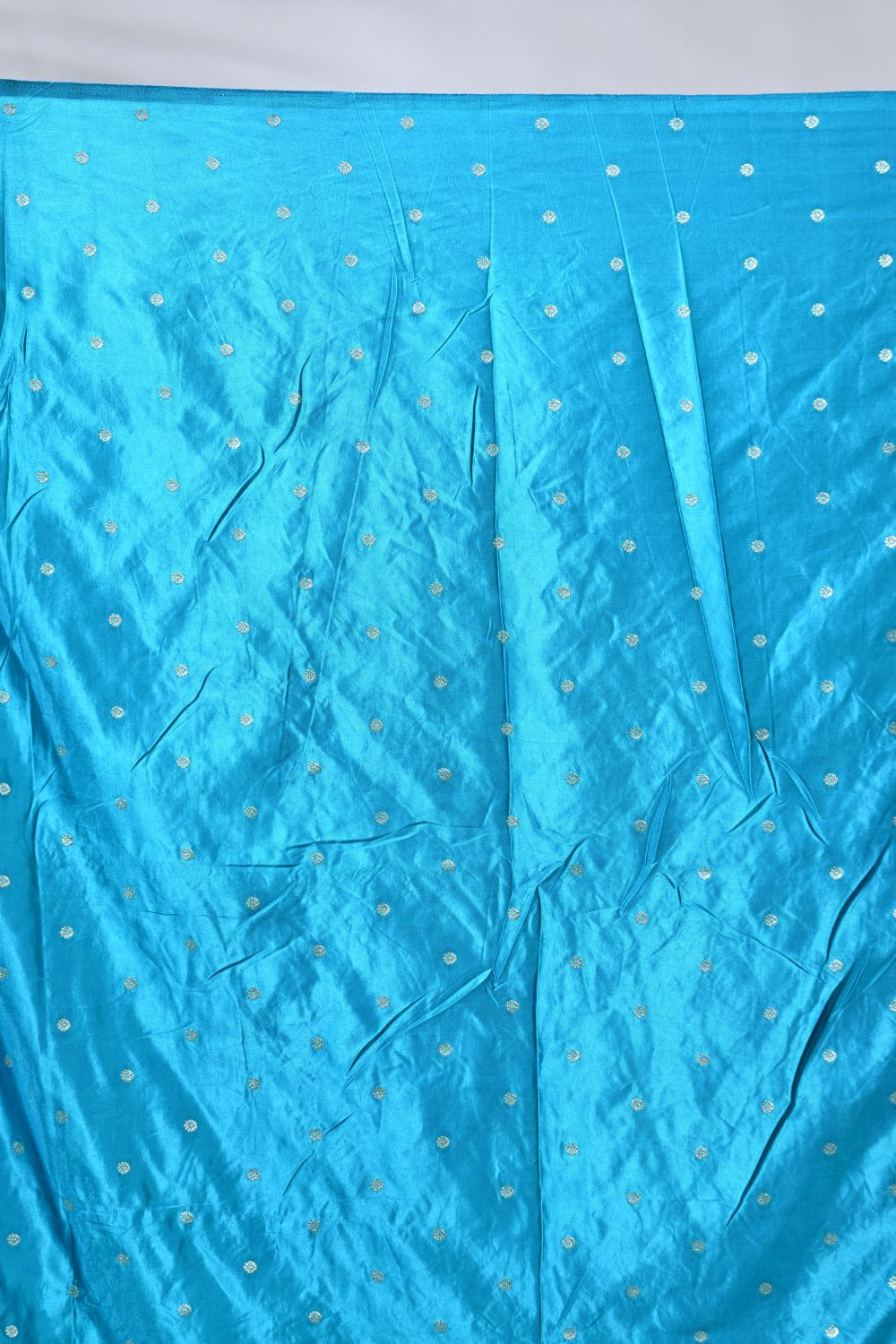 Purple & Firozi Satin Silk Sarees