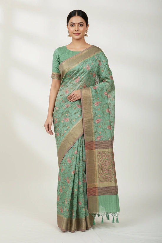Cotton Tant Saree with Tant Border for Daily Festive