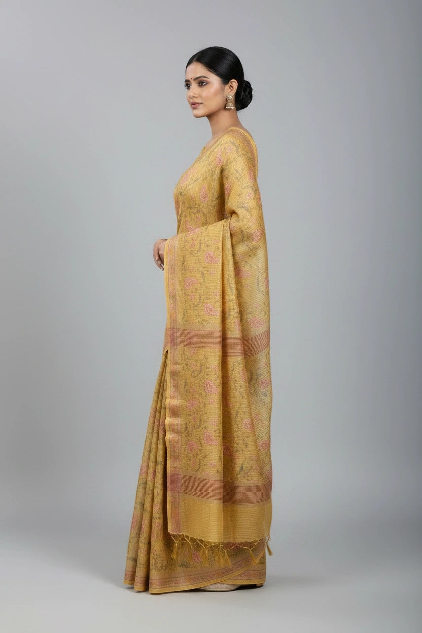 Cotton Tant Saree with Tant Border for Daily Festive