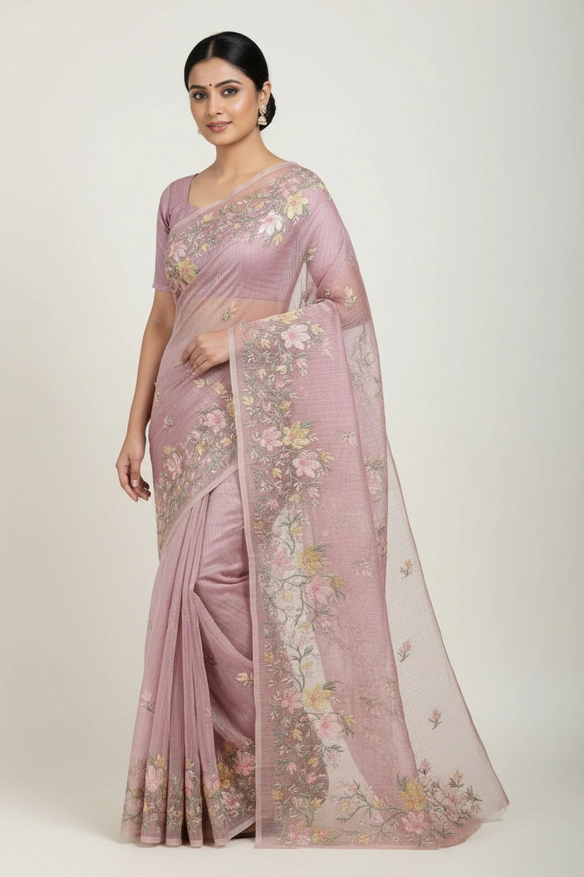 Cotton Tant Saree with Daily Wear Tant for Daily Wear