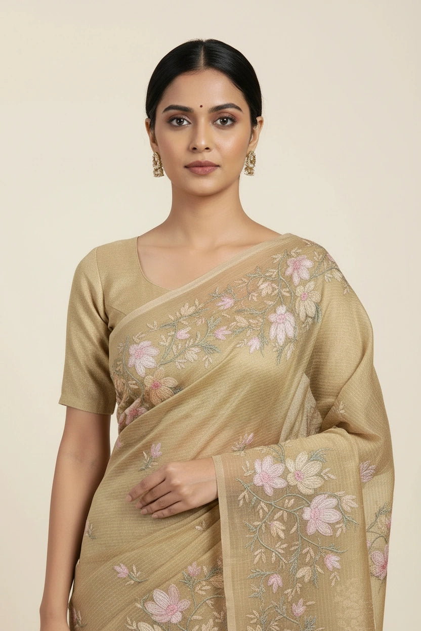 Cotton Tant Saree with Daily Wear Tant for Daily Wear