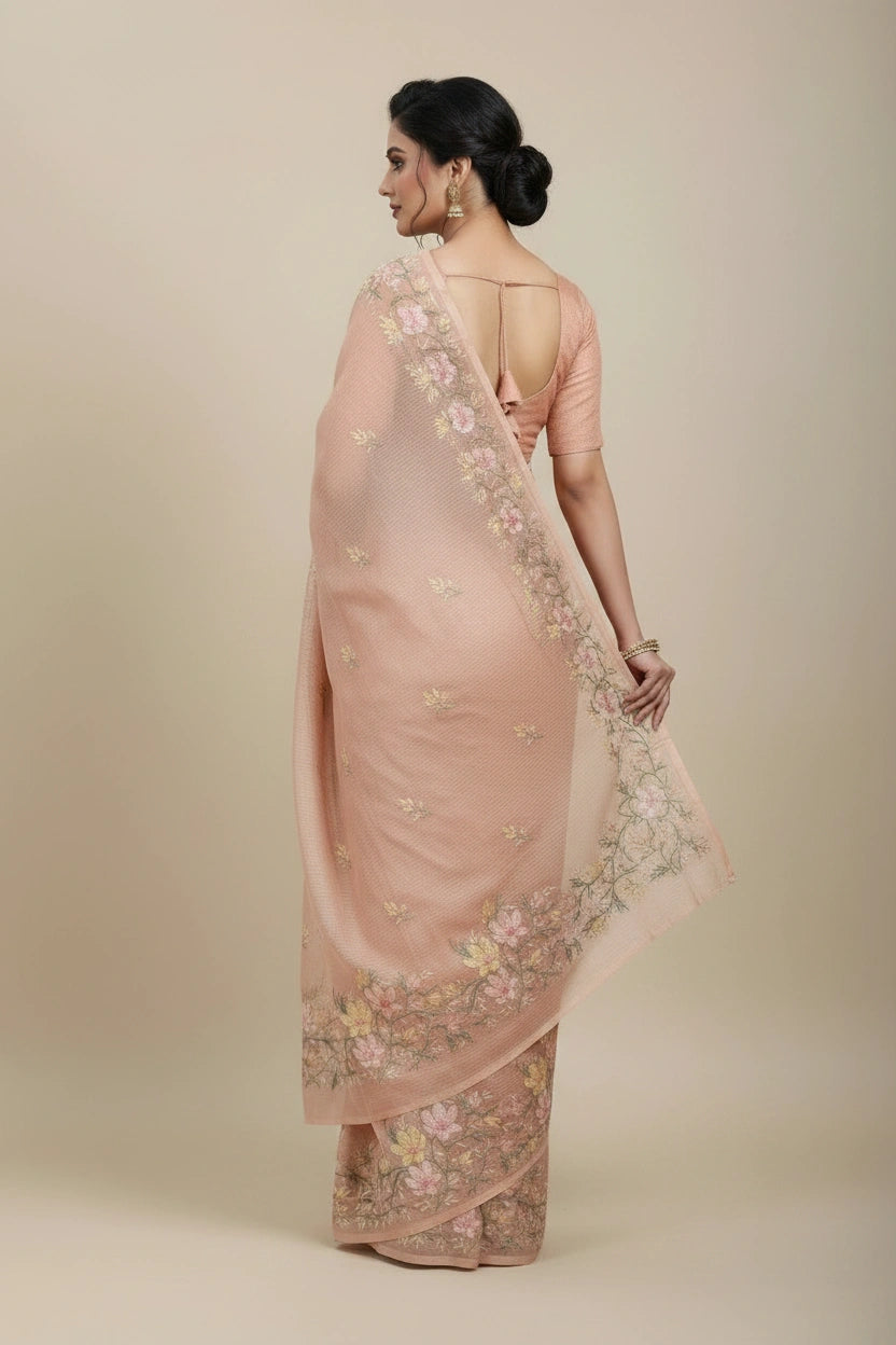 Cotton Tant Saree with Daily Wear Tant for Daily Wear