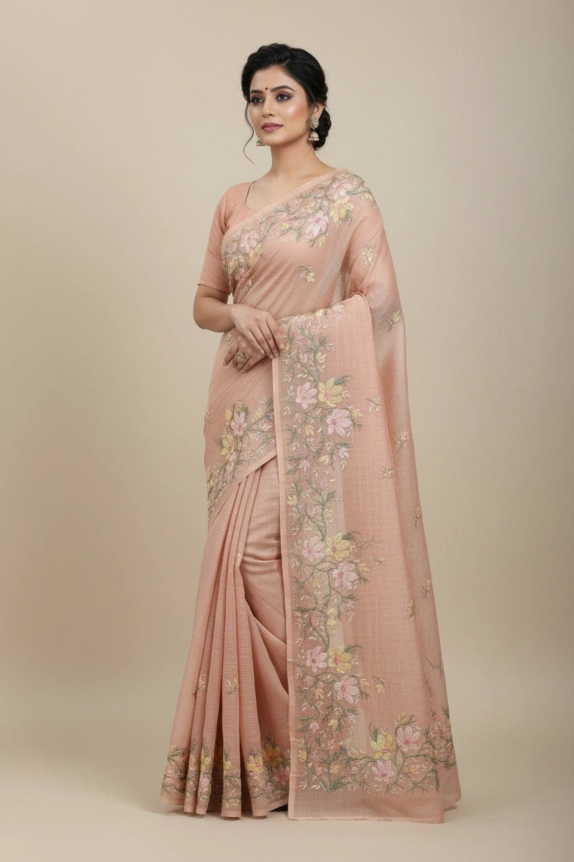 Cotton Tant Saree with Daily Wear Tant for Daily Wear