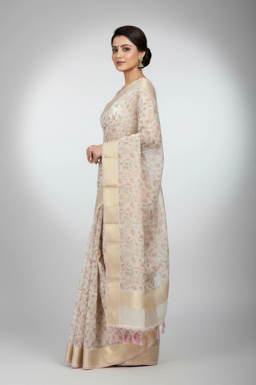 Cotton Tant Saree with Office Wear Cotton for Office Days