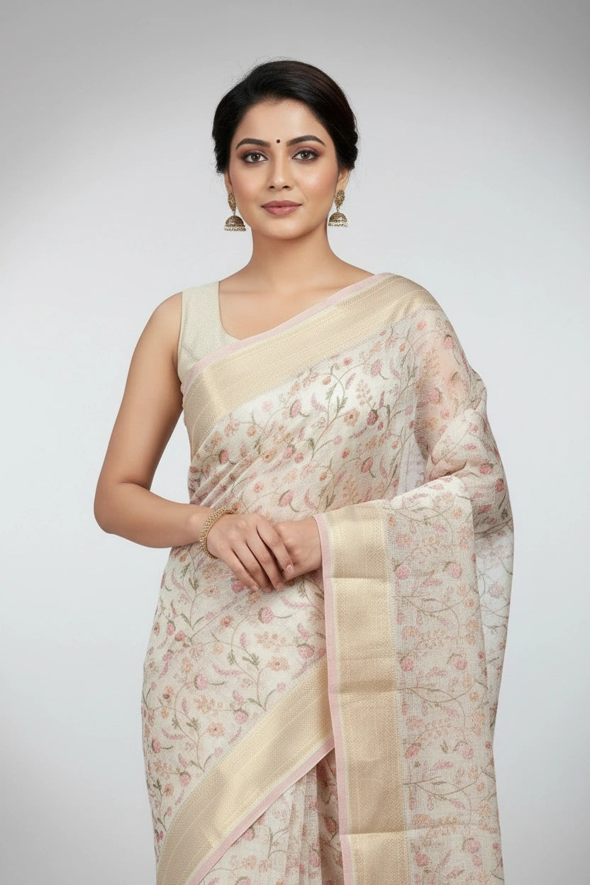 Cotton Tant Saree with Office Wear Cotton for Office Days