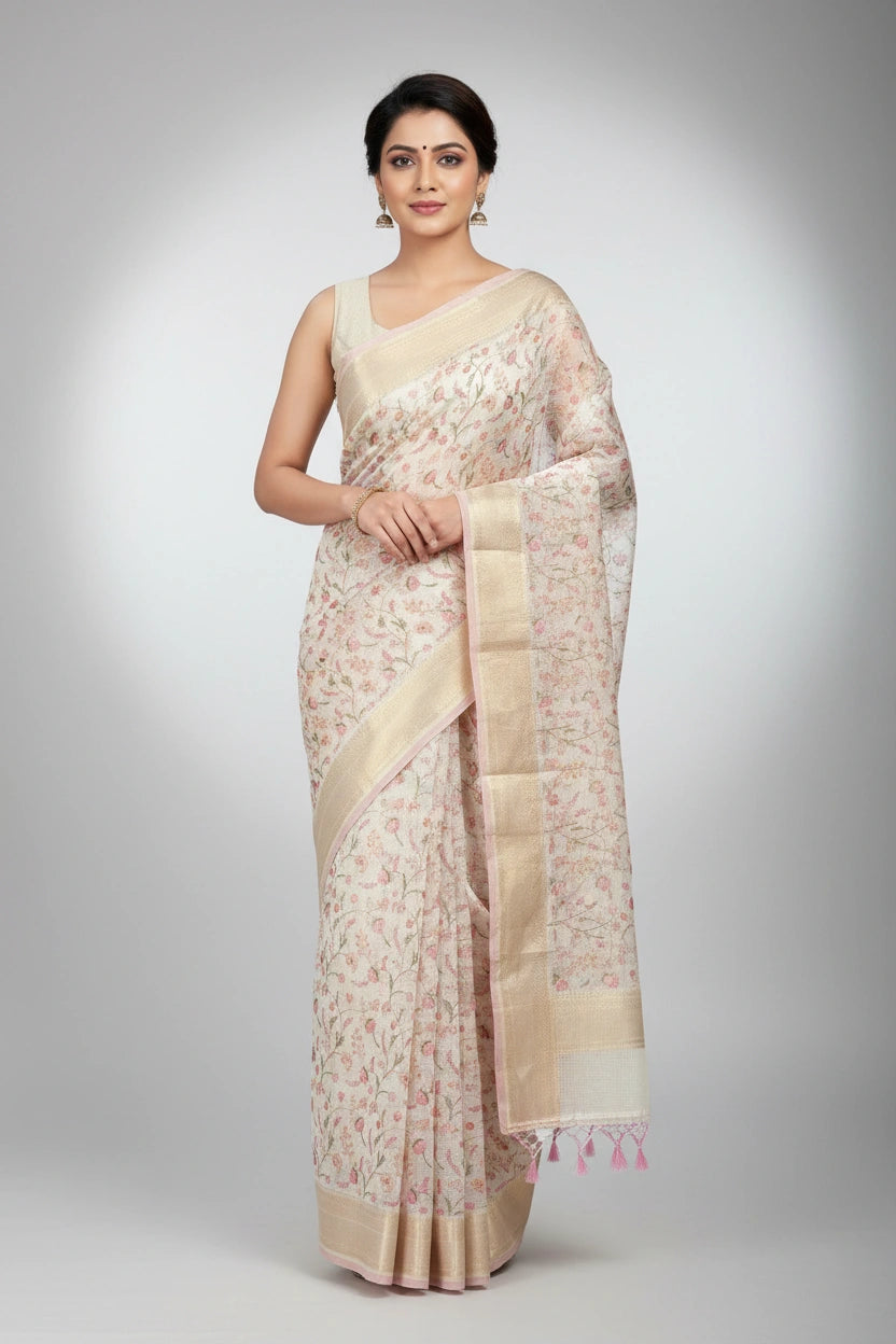 Cotton Tant Saree with Office Wear Cotton for Office Days