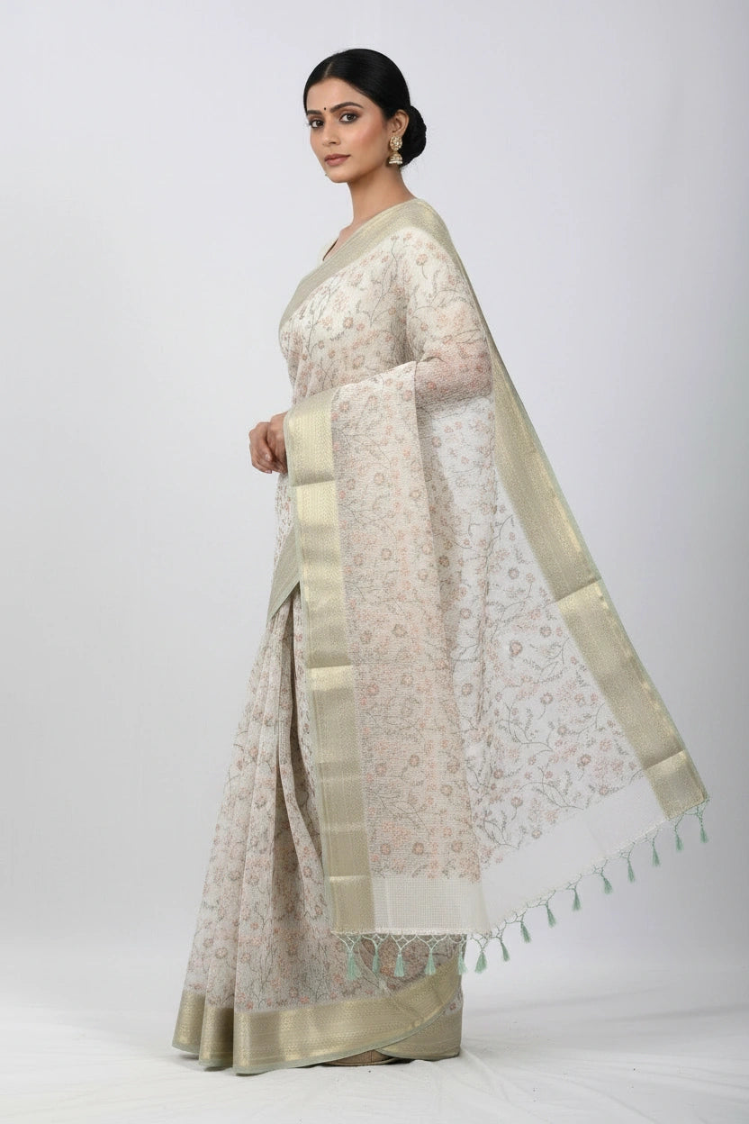 Cotton Tant Saree with Office Wear Cotton for Office Days