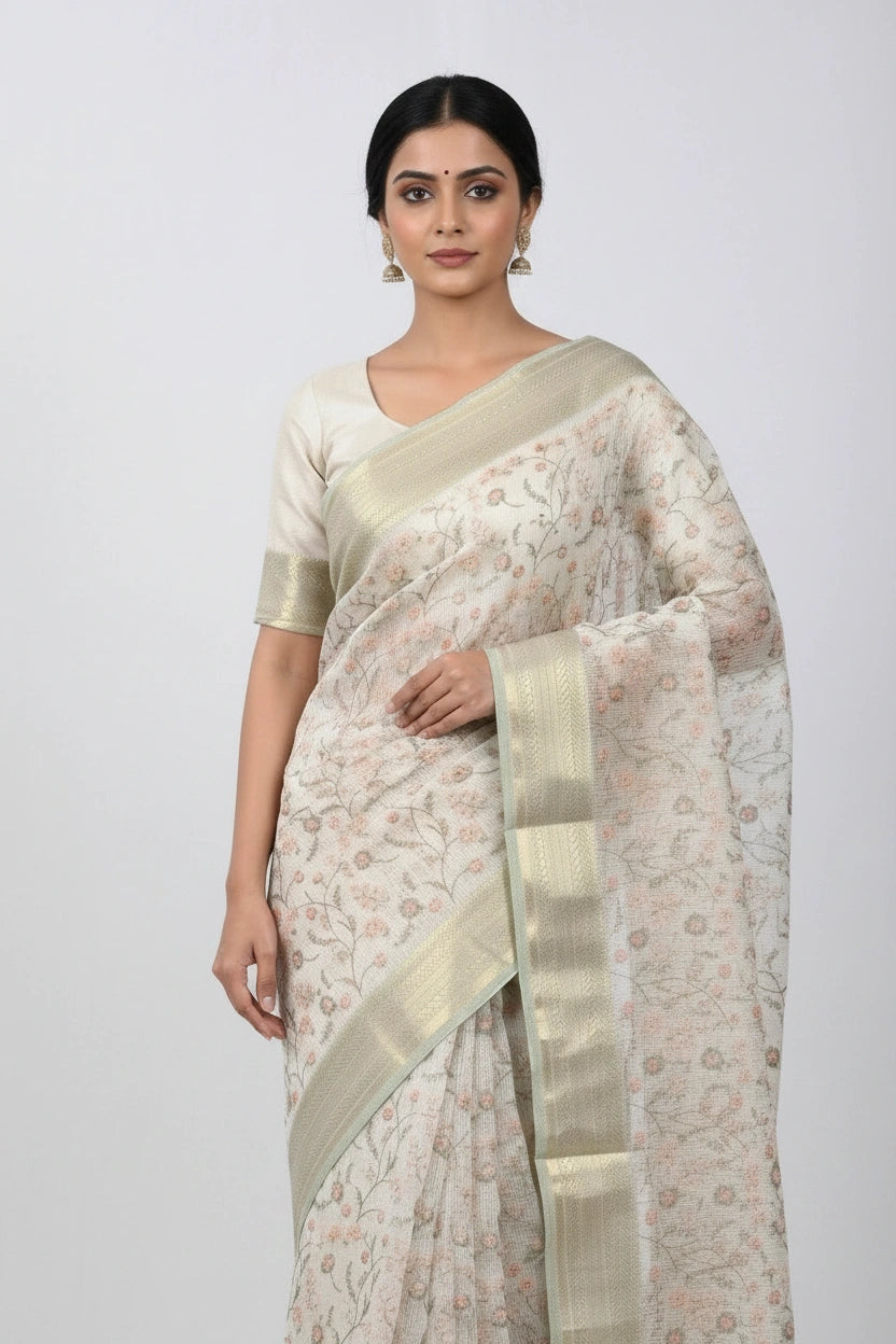 Cotton Tant Saree with Office Wear Cotton for Office Days