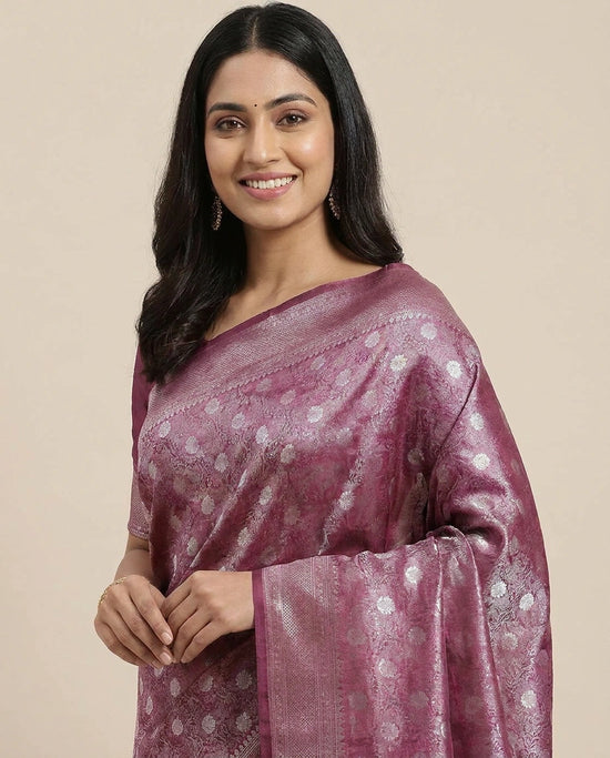 South Weave Saree in Silk Katan - Rangoli India