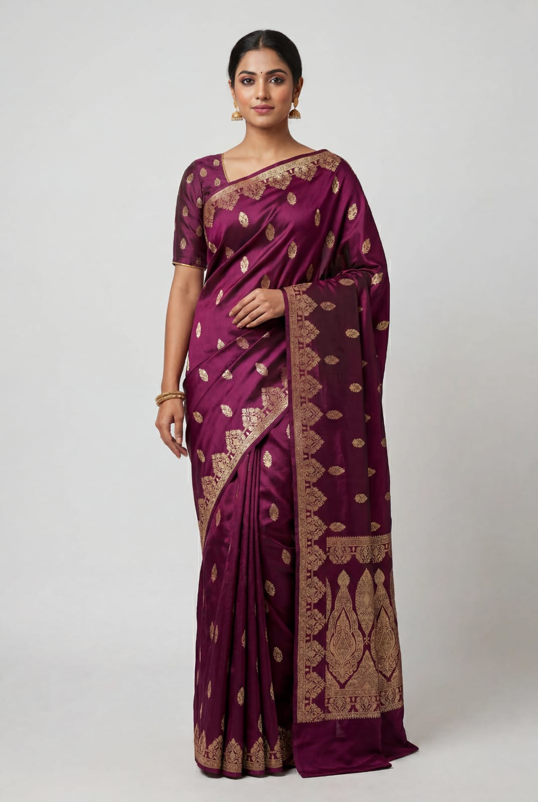 Heritage Mashru Silk Banarasi Saree - Rangoli Sarees