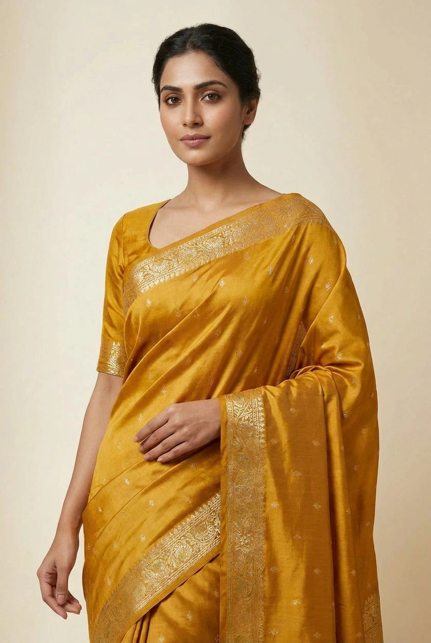 Katan Silk Banarasi Saree with Tilfi Work