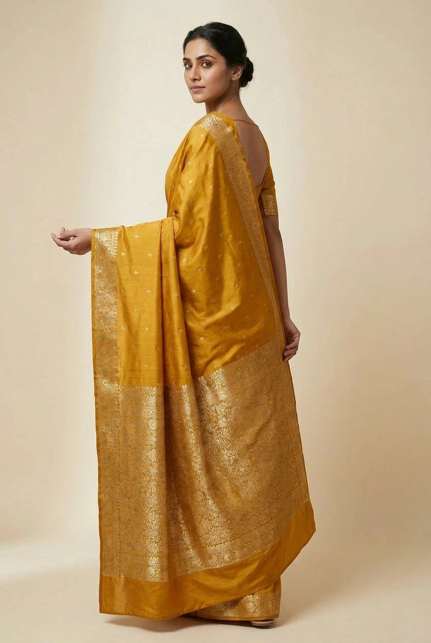 Katan Silk Banarasi Saree with Tilfi Work