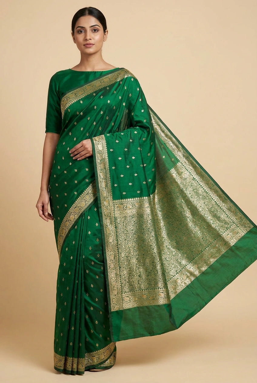 Katan Silk Banarasi Saree with Tilfi Work