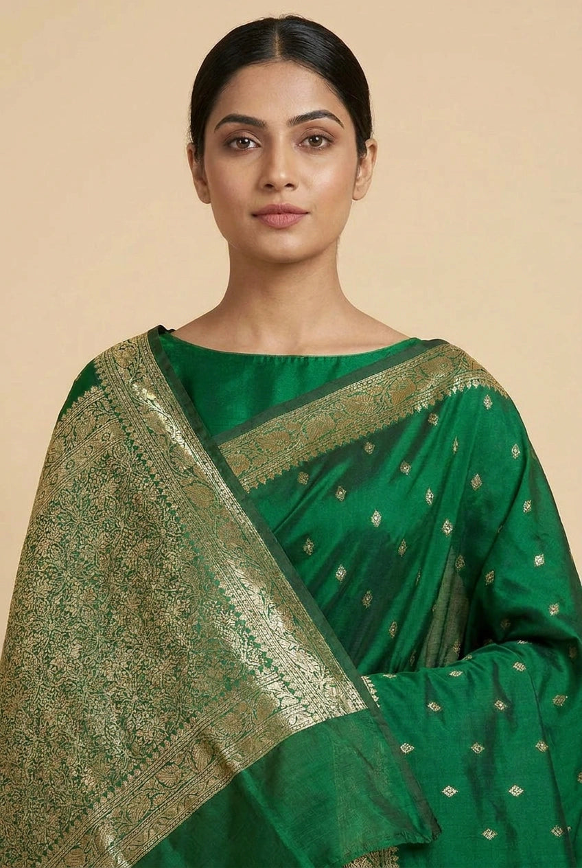 Katan Silk Banarasi Saree with Tilfi Work