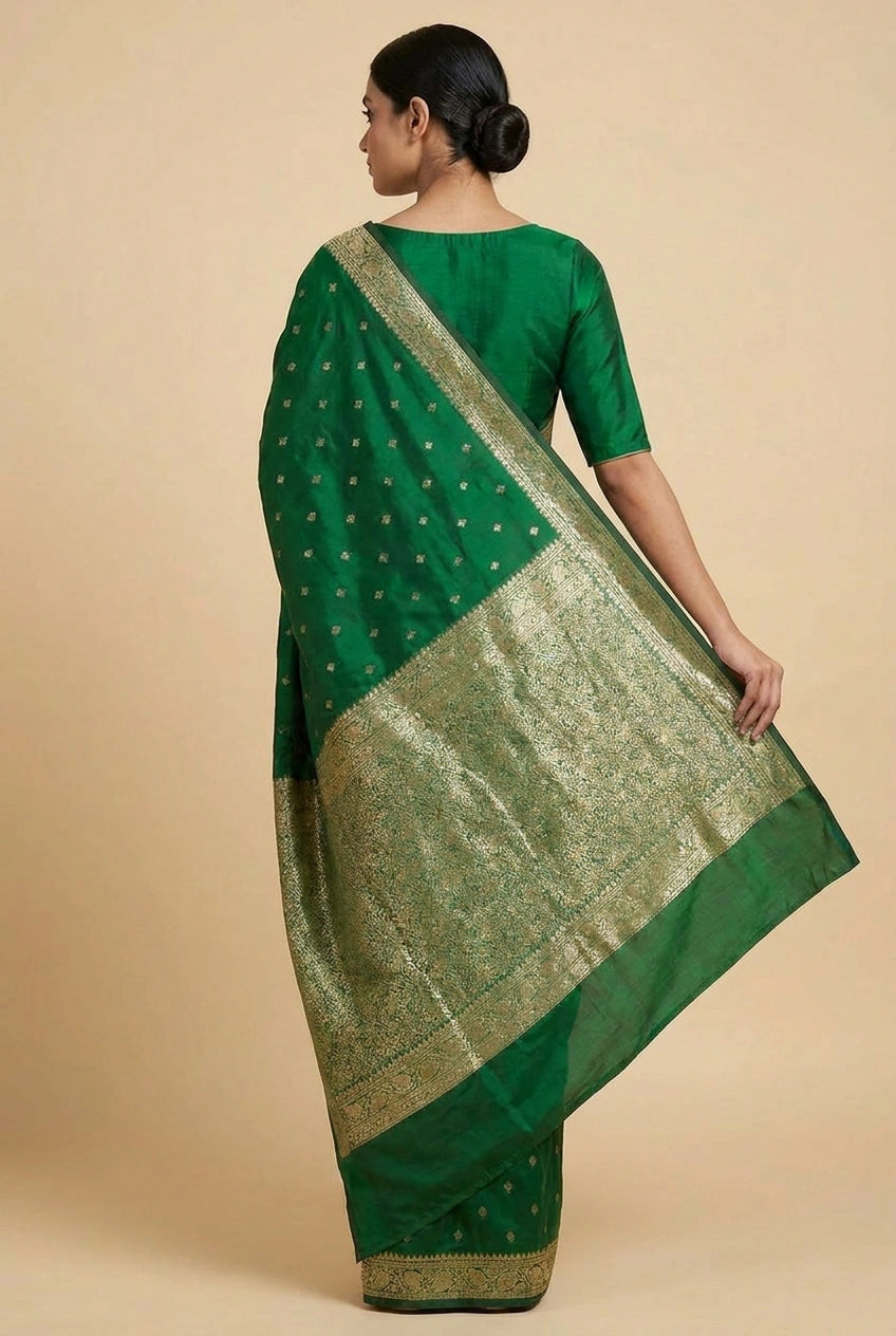 Katan Silk Banarasi Saree with Tilfi Work