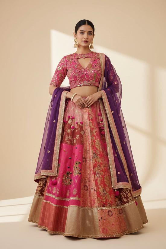 Premium Silk Katan Lehenga Choli Set | Rangoli