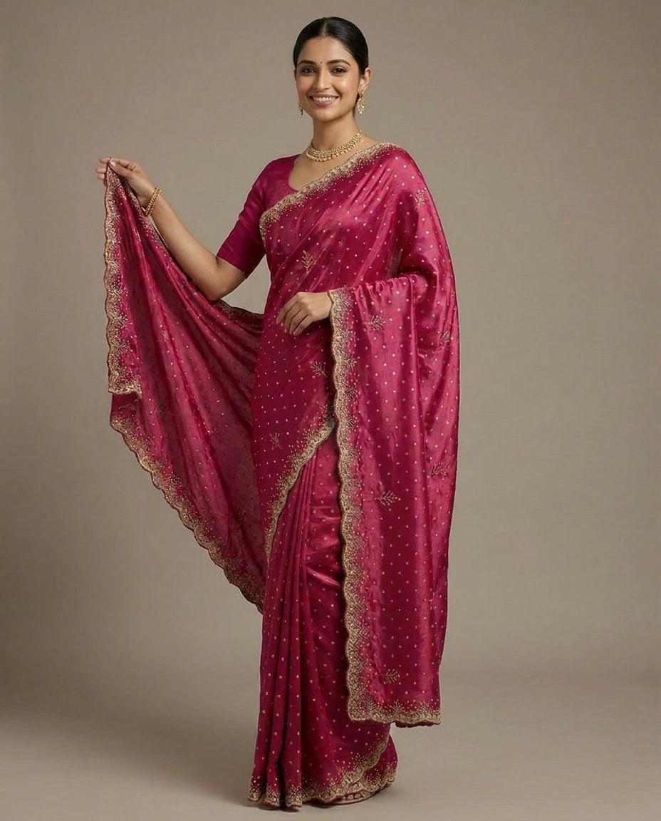 HO Silk Designer Saree - Rangoli India