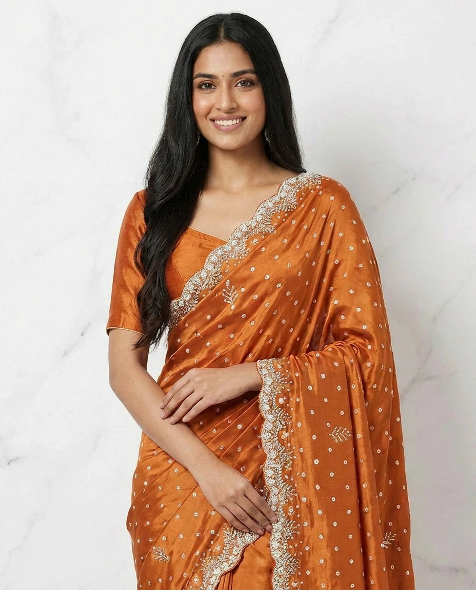 HO Silk Designer Saree - Rangoli India