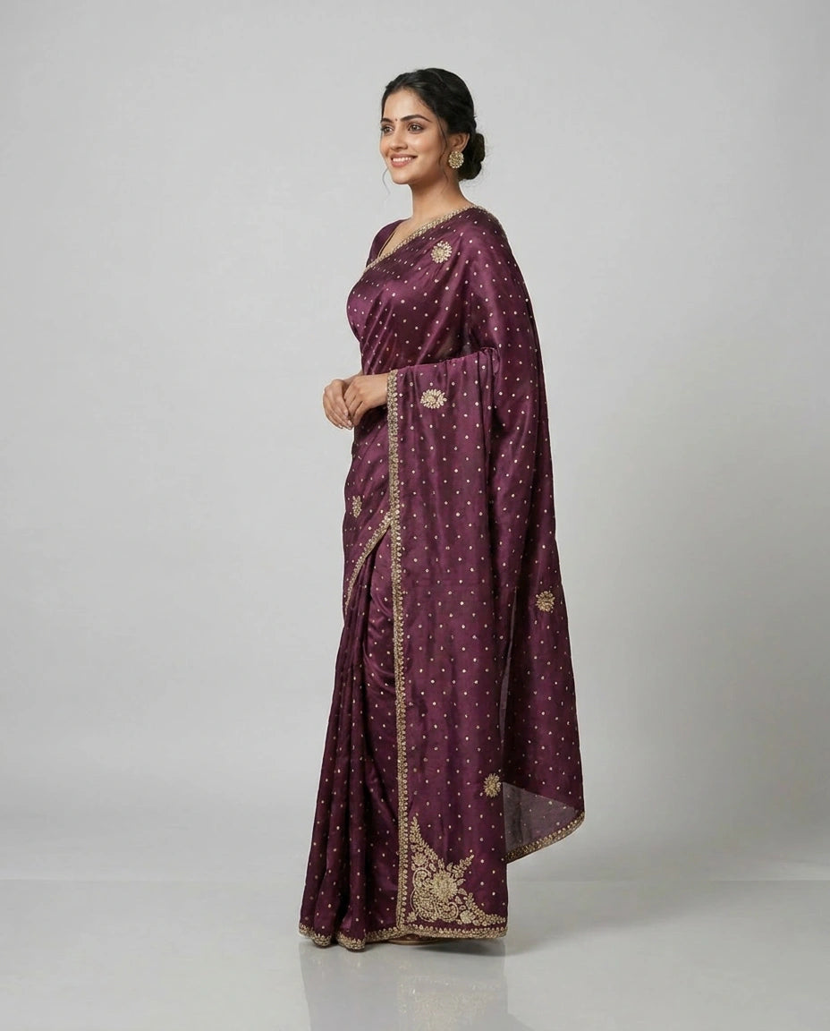 HO Silk Designer Saree - Rangoli India