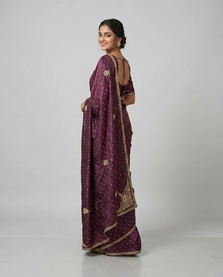 HO Silk Designer Saree - Rangoli India