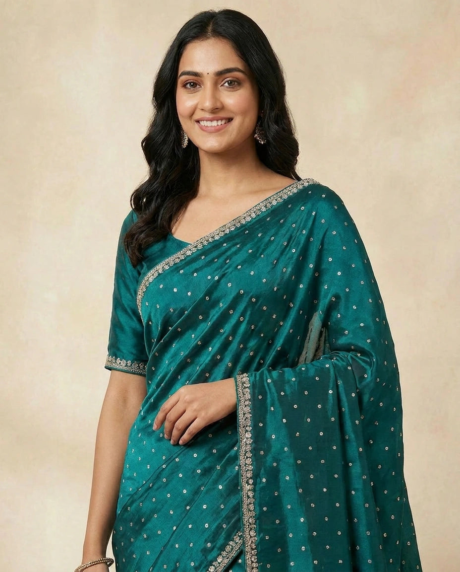 HO Silk Designer Saree - Rangoli India