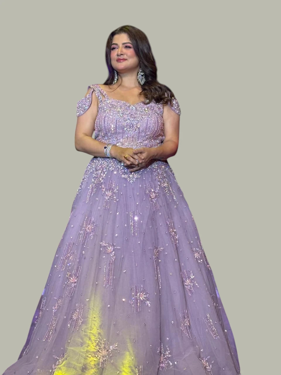Celeste Lavender Couture Gown