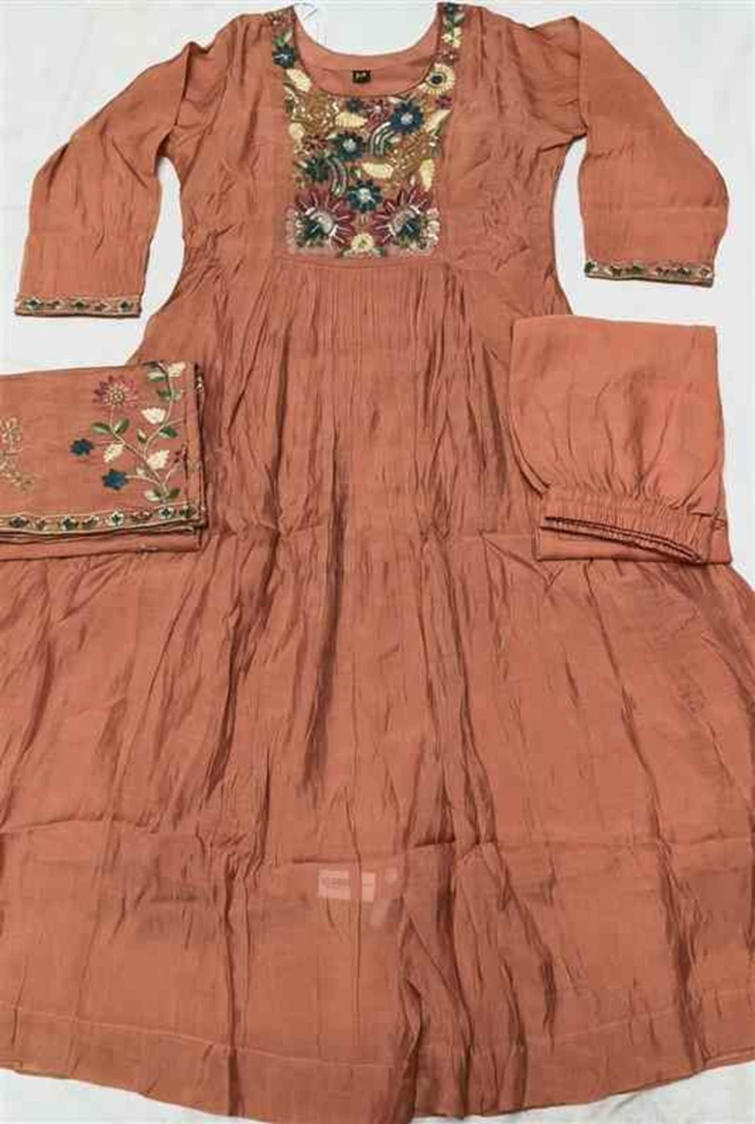 Graceful Cotton Anarkali Suit