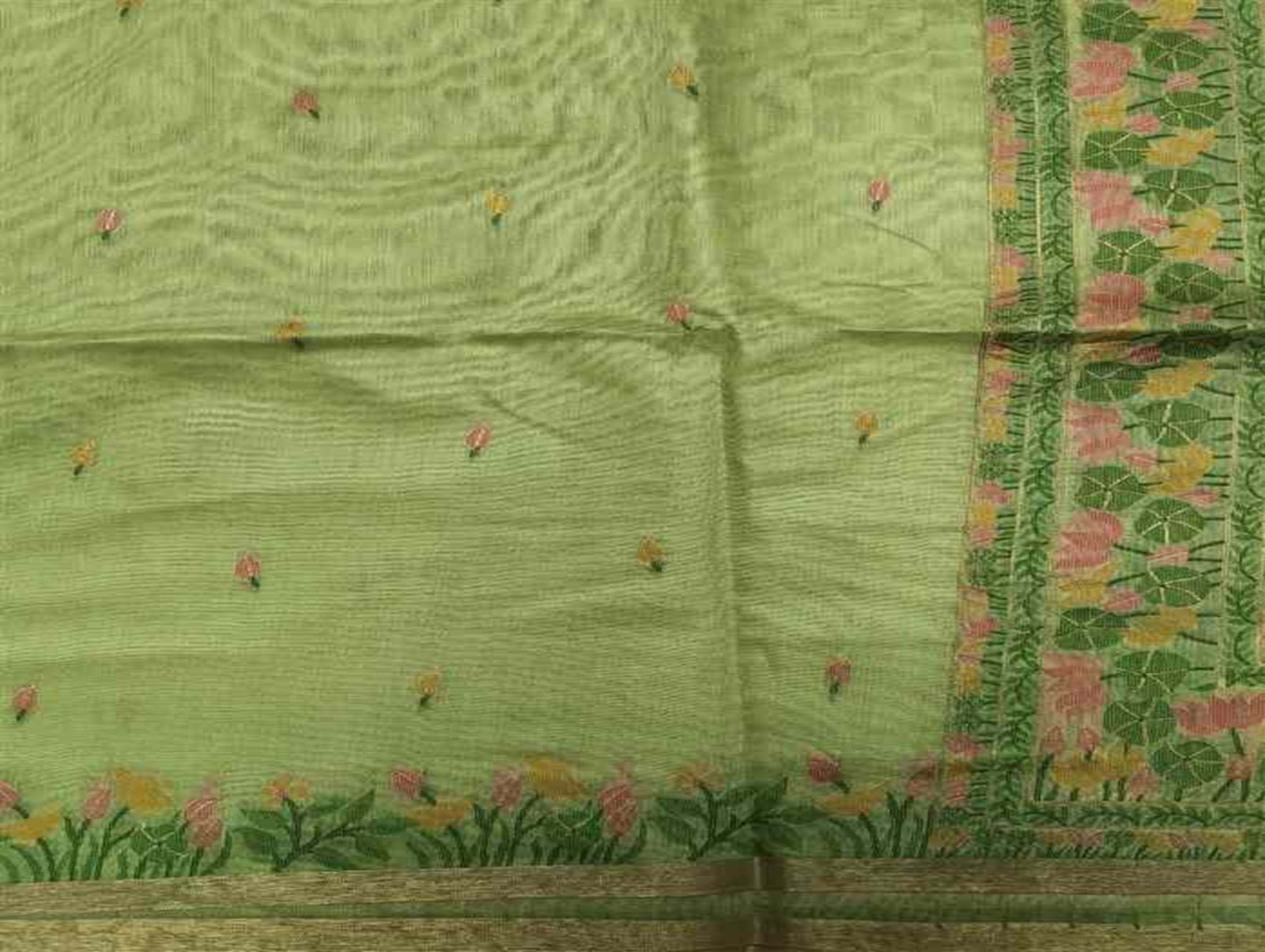 Handloom Cotton Linen Bengal Silk Saree