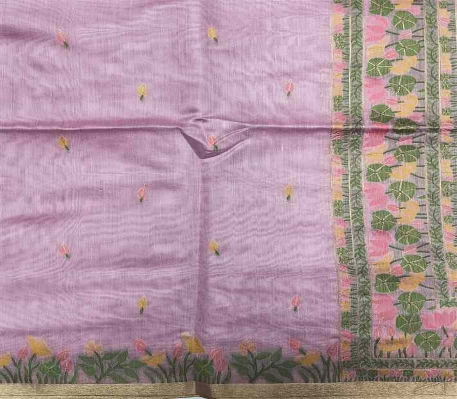 Handloom Cotton Linen Bengal Silk Saree