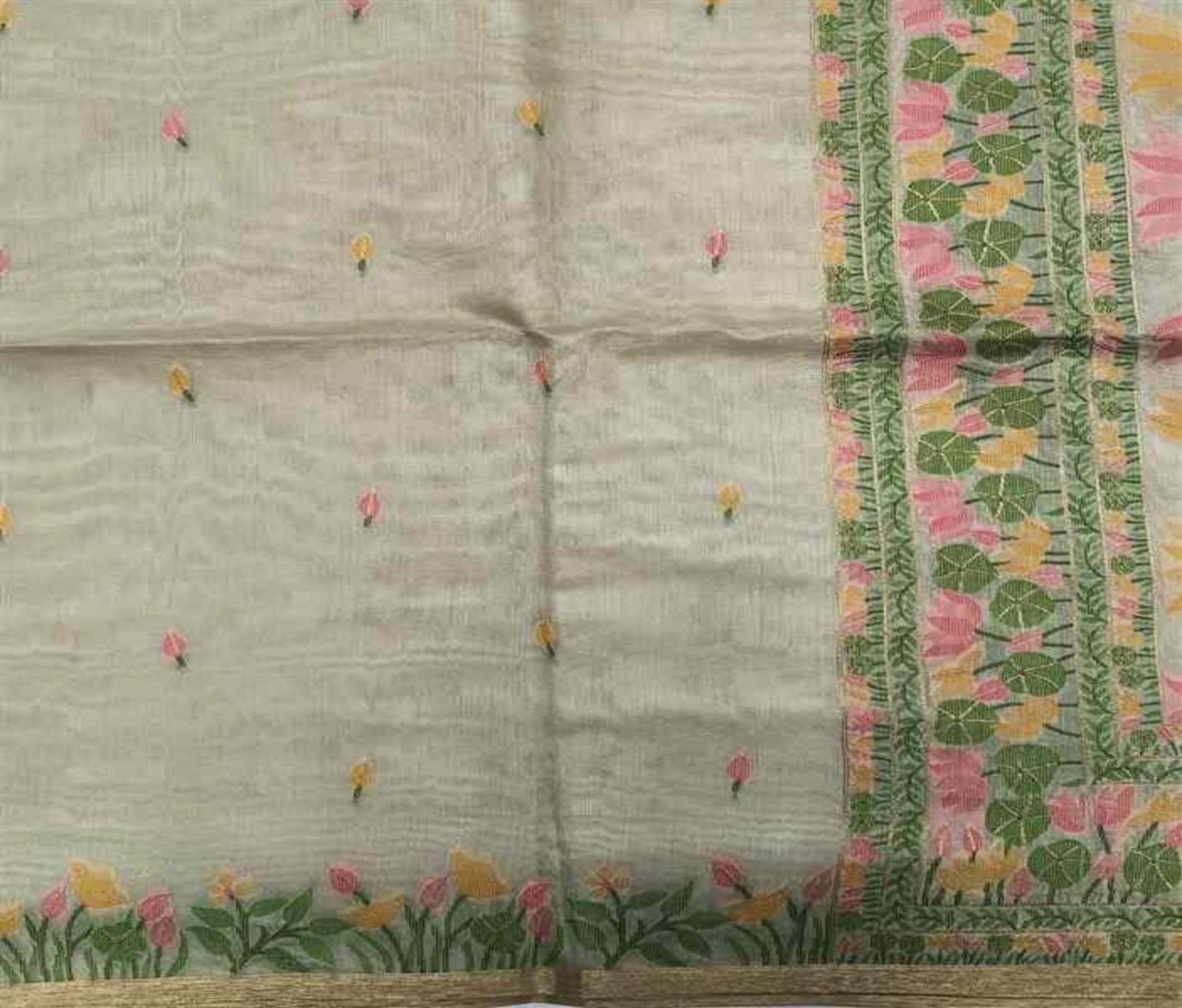 Handloom Cotton Linen Bengal Silk Saree