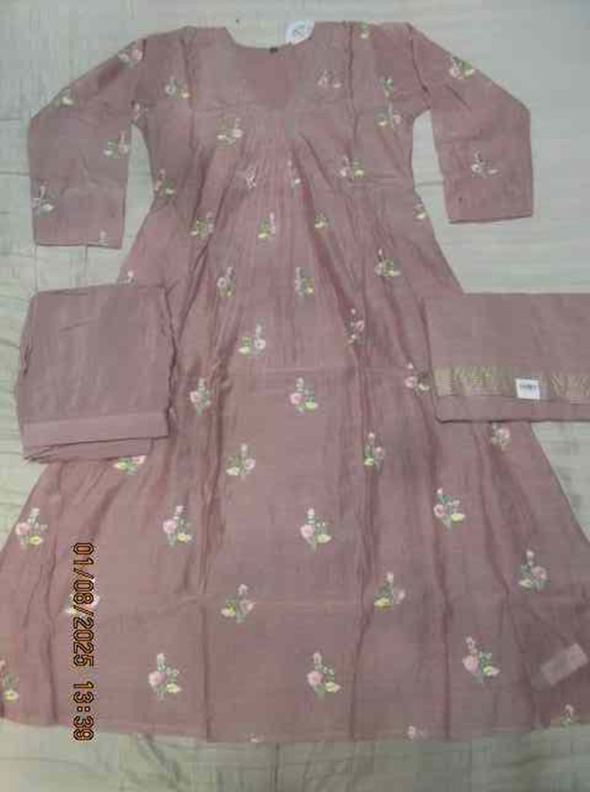 Flattering Cotton A-Line Suit