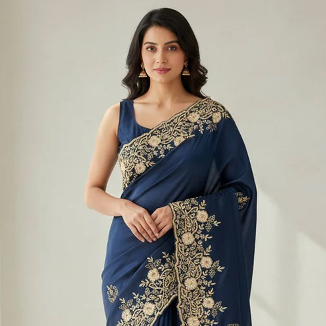Cotton Linen & Organza Sarees