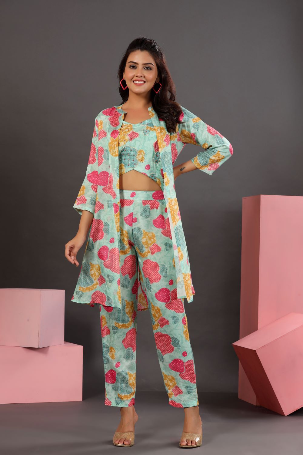Cotton Co Ord Sets Womens, Casual Wear, Printed at Rs 1000 in